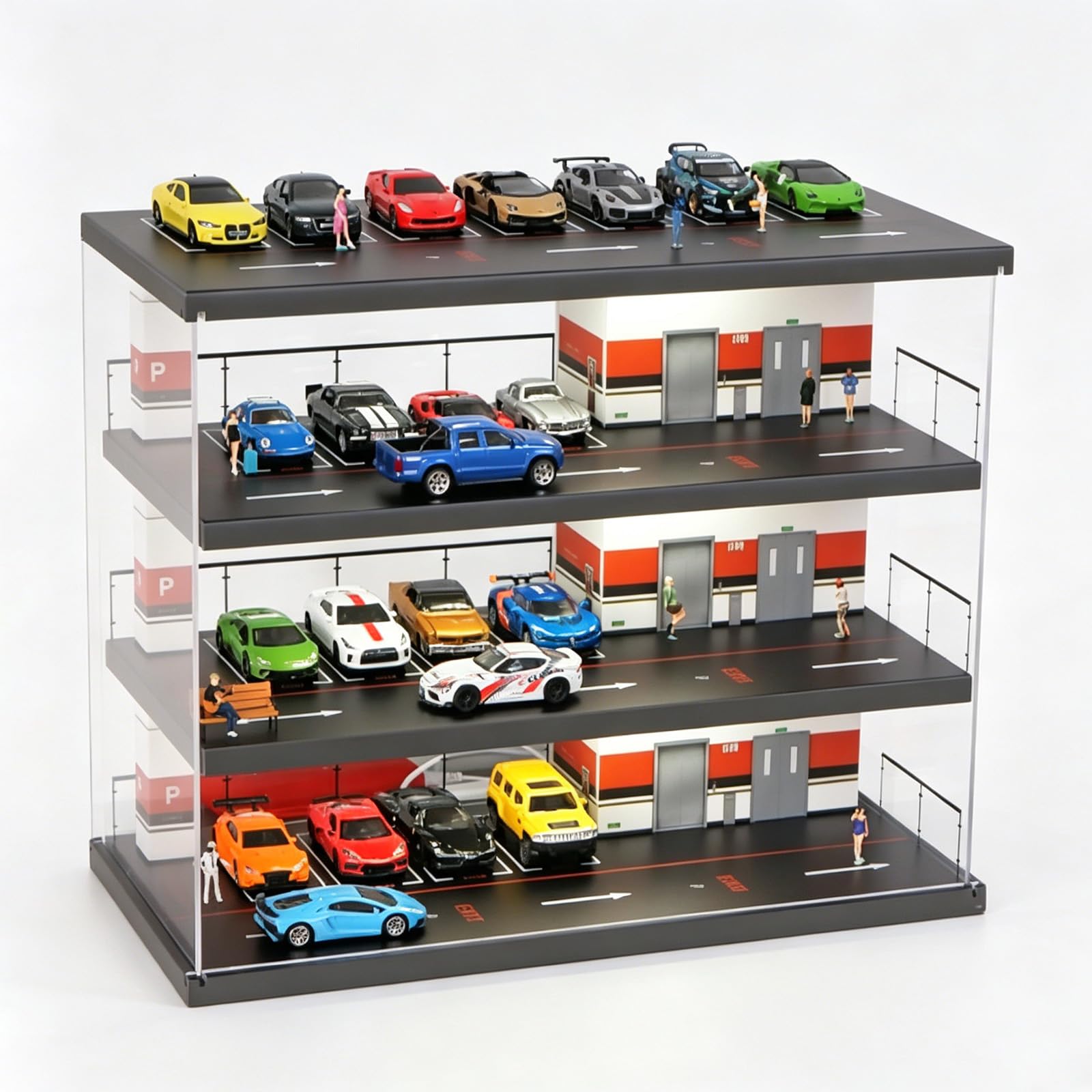 Amazon.com: Display Case for Hot Wheels 1:64 Toy Car Diorama